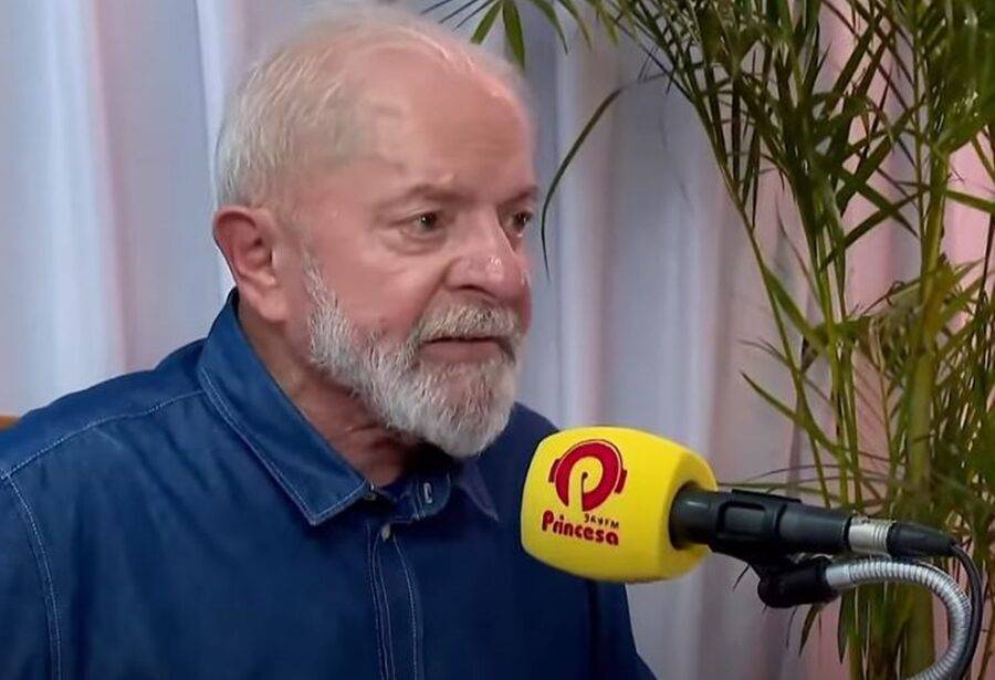 Presidente Lula (PT) em entrevista à rádio Princesa, de Feira de Santana (BA) - Foto: YouTube / Reprodução