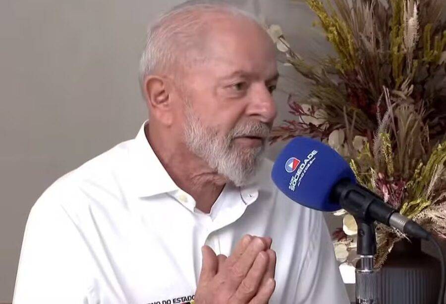 Lula em entrevista para a rádio Sociedade