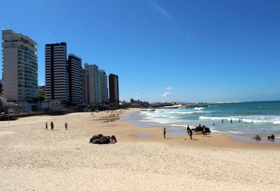 Praia de Areia Preta, na Zona Leste de Natal 