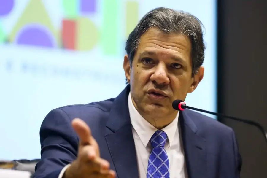 Ministro da Fazenda, Fernando Haddad.